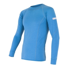 Pánské triko dl.rukáv SENSOR MERINO ACTIVE modrá 