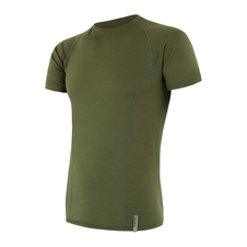 Pánské triko kr.rukáv SENSOR MERINO ACTIVE safari green 