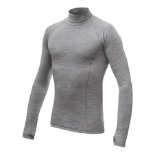 Pánské triko dl.rukáv roll neck SENSOR MERINO BOLD cool gray 