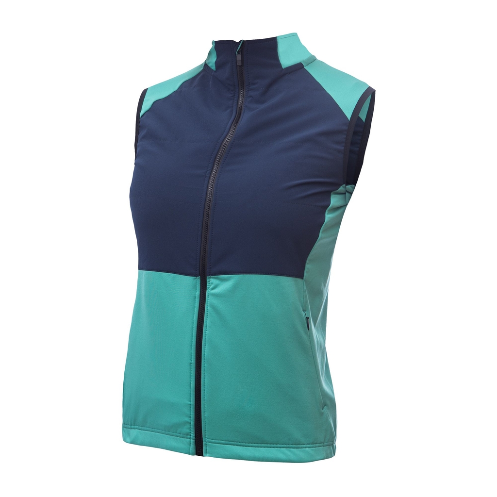Dámská vesta SENSOR COOLMAX THERMO sea green/deep blue 