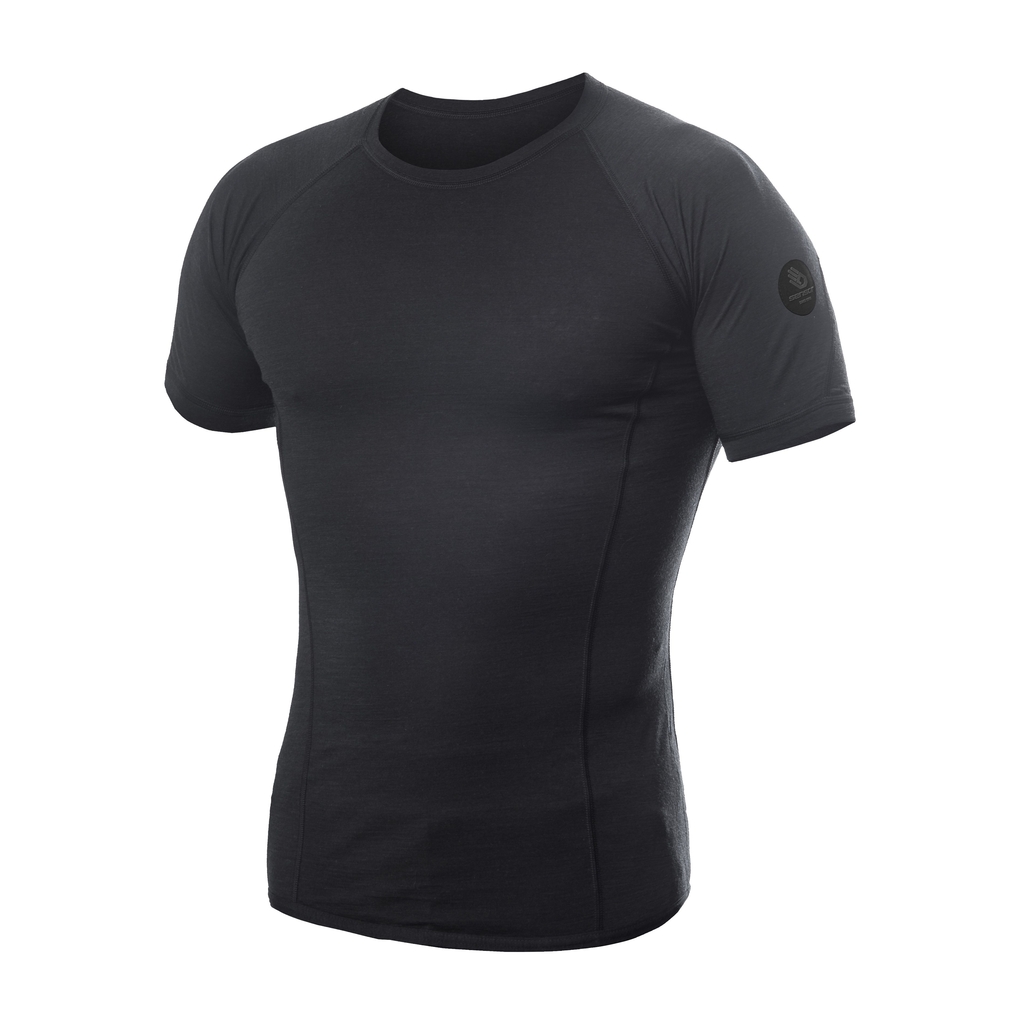 Pánské triko kr.rukáv SENSOR MERINO AIR černá 