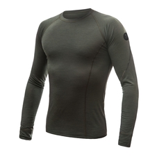 Pánské triko dl.rukáv SENSOR MERINO AIR olive green 