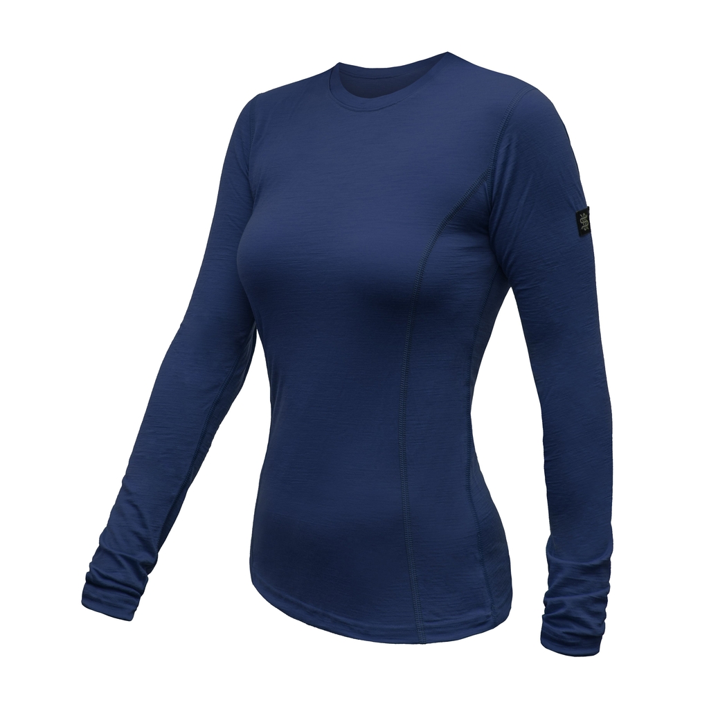 Dámské triko dl.rukáv SENSOR MERINO ACTIVE deep blue 