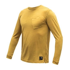 Pánské triko dl.rukáv SENSOR MERINO AIR traveller mustard 