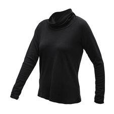 Dámské triko dl.rukáv rolák SENSOR MERINO BLEND černá 
