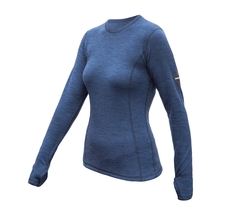 Dámské triko dl.rukáv SENSOR MERINO BOLD cool blue 