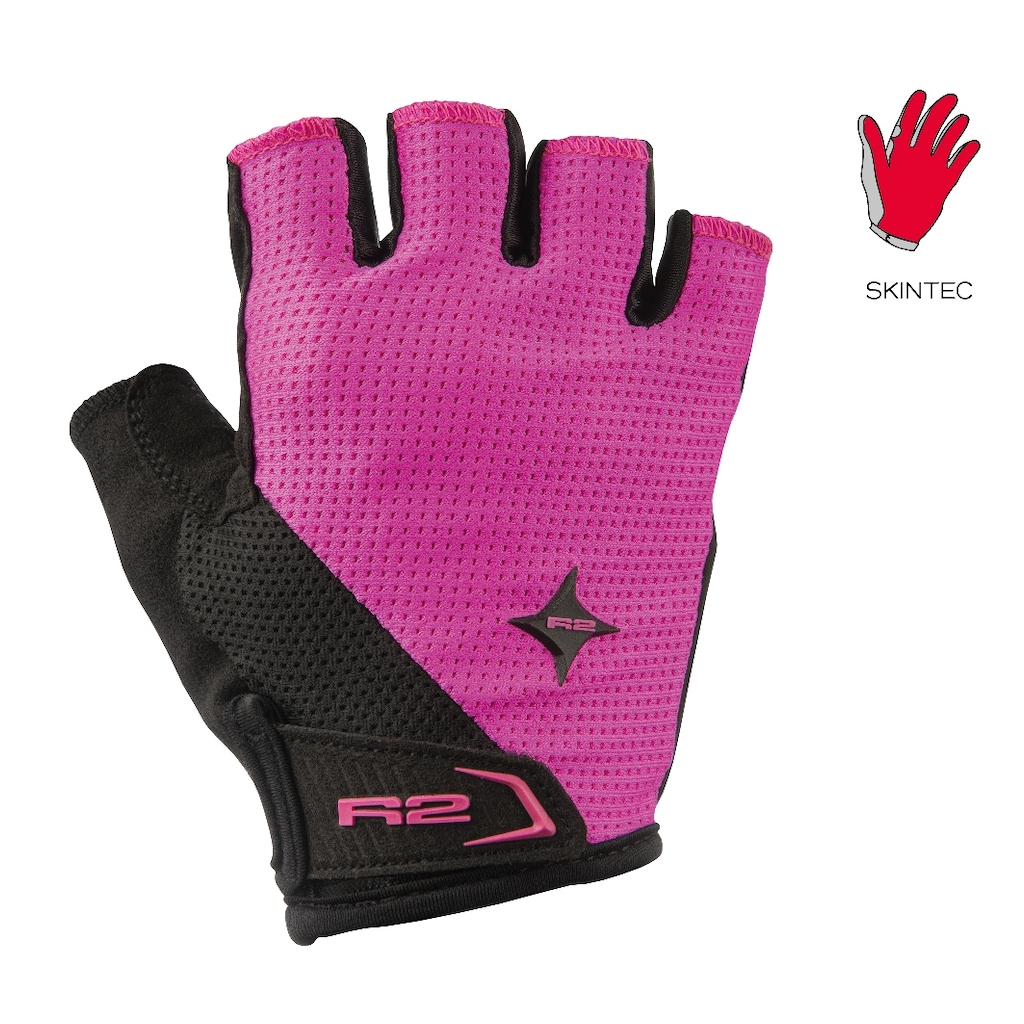 Cyklistické rukavice dámské R2 RIBBON 2.0 ATR54F-pink