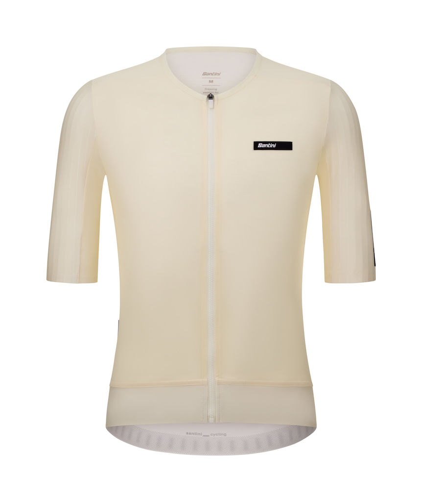 Unisex dres SANTINI Aero Race Panna Cota