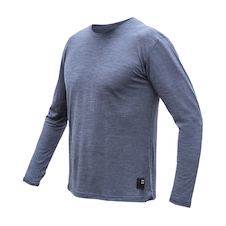 Pánské triko dl.rukáv SENSOR MERINO LITE mottled blue 