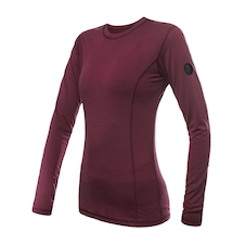 Dámské triko dl.rukáv SENSOR MERINO AIR port red 