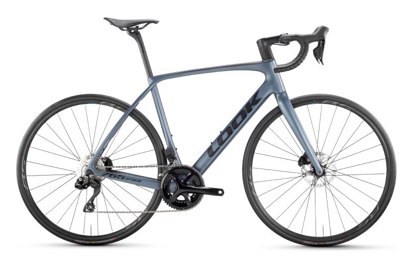 Silniční kolo LOOK 765 Optimum 2 Disc Grey Blue Satin 105 Di2 Shimano Wh-RS171