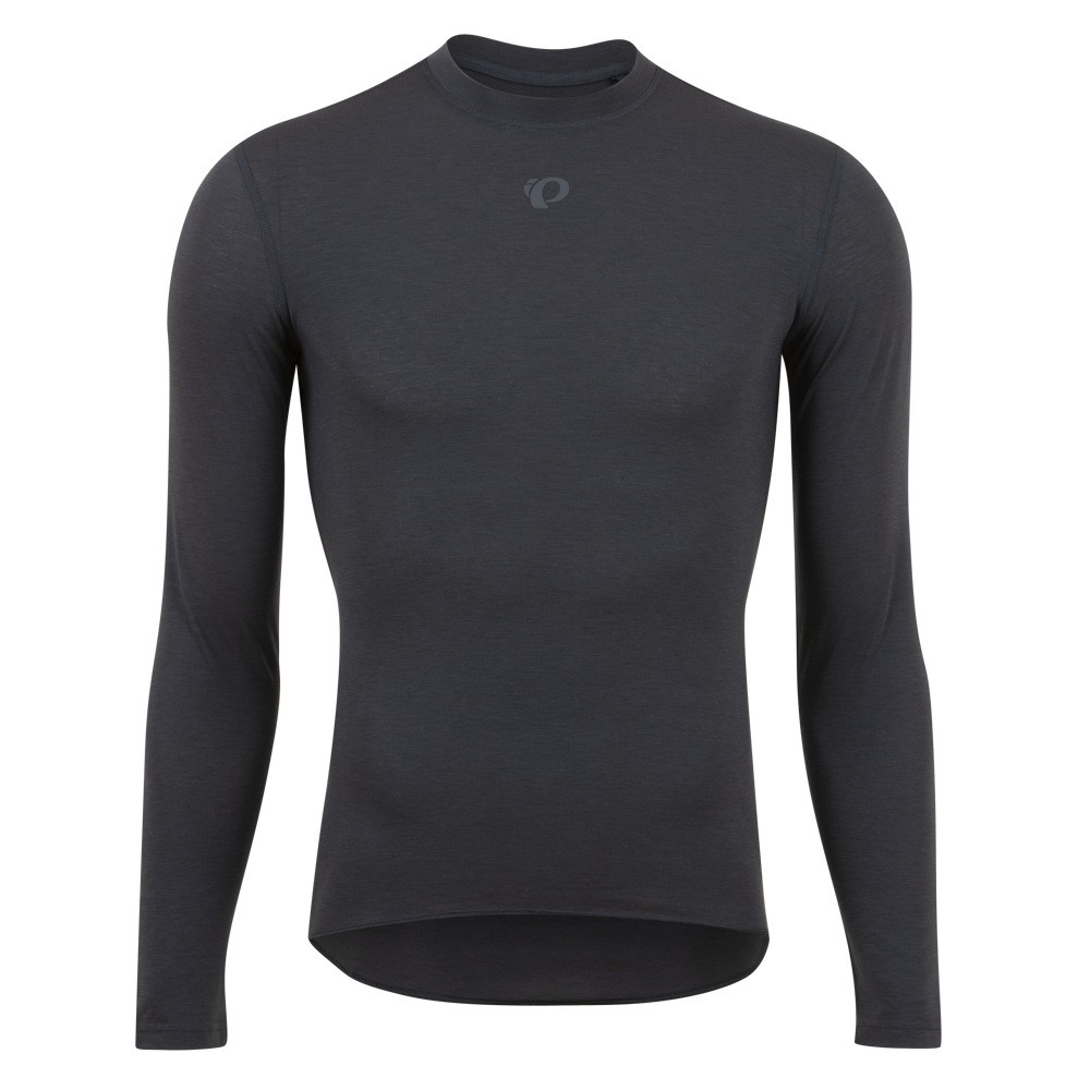 Triko Pearl Izumi Transfer Wool LS Base grey dl.rukáv