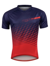 Dres Force MTB ANGLE, modro-červený