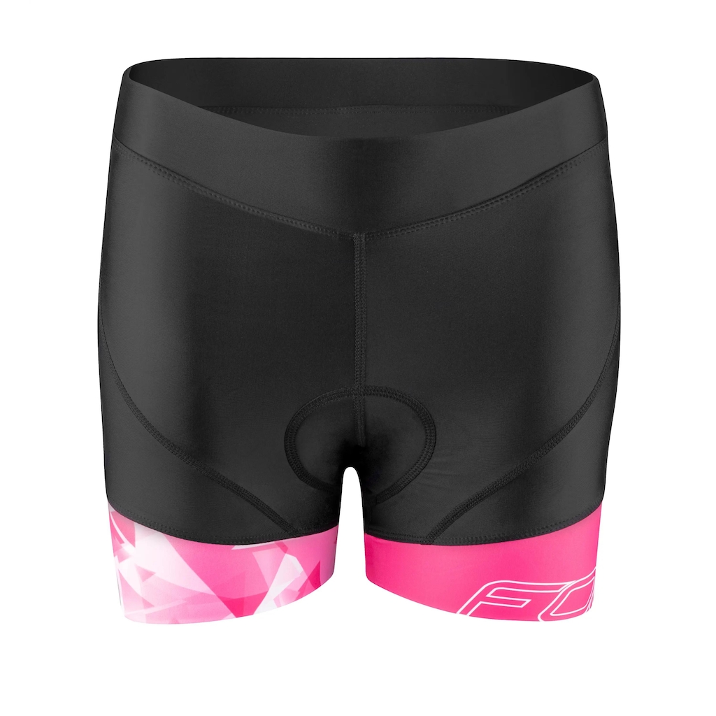 Kraťasy Force MINI do pasu s vložkou, črn-růžové