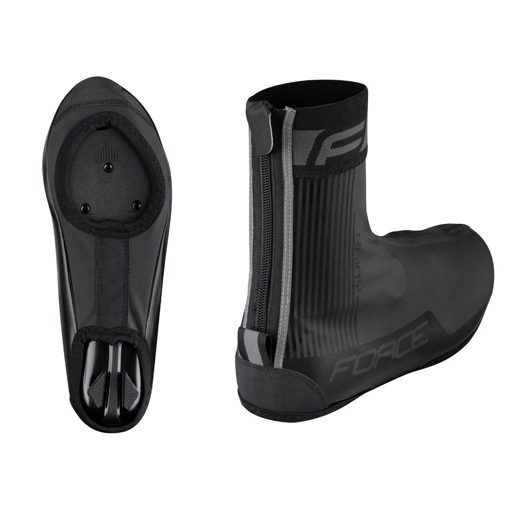 Návleky treter Force RAINY ROAD, černé