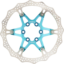 Brzdový kotouč Reverse 160mm, 6 děr, Alloy/Steel, Blue