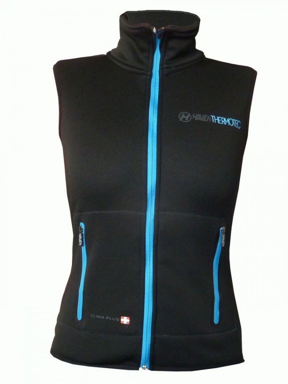 Vesta dámská HAVEN Thermotec černo/modrá