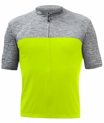 Dres krátký pánský SENSOR CYKLO COOLMAX neon žlutá/šedá